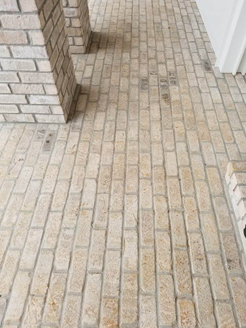 Brick porch